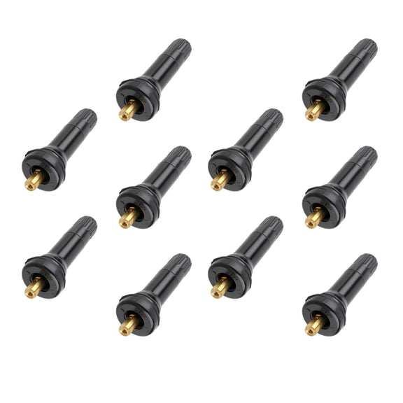GUYUTING 10 Pack Tire Valve Stem for TPMS Copper Rubber Material OEM 20008 17 20008 VS 950 for Tire Pressure Monitoring System