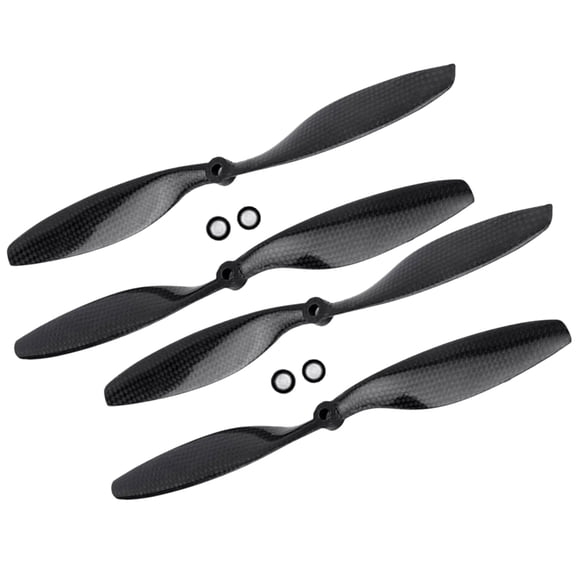 GUYUTING 1045 Carbon Fiber Propeller Set for RC Drones High Strength, Lightweight, 2 CCW 2 CW Blades for Multirotor Aircraft