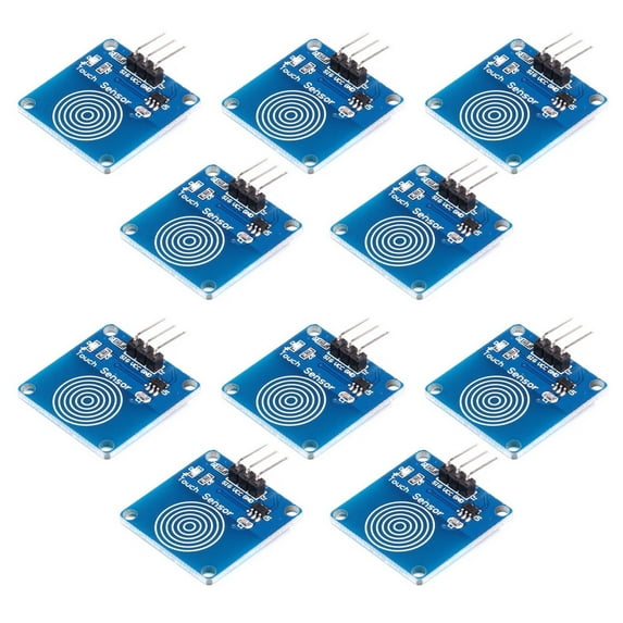 GUYUTING 10Pcs TTP223B Capacitive Sensor High-Low Output for Efficient Touch Control Applications