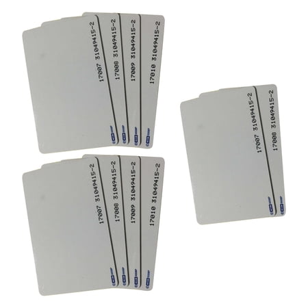 GUYUTING 10x Quality HID 1386 ISOProx II Access Cards Glossy Finish, Sequential Numbering for Enhanced Security