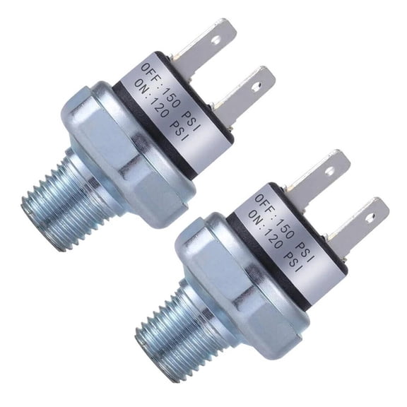 GUYUTING 24V 12V AC Voltage Pressure Switch 1/4- 18 NPT Thread 120 150PSI Range For Air Compressor Systems
