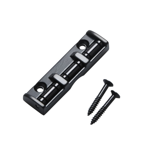 GUYUTING 26.5mm Hole Spacing Guitar Roller Nut Black Color Metal Rollers For Electric Guitar Repair Accessory