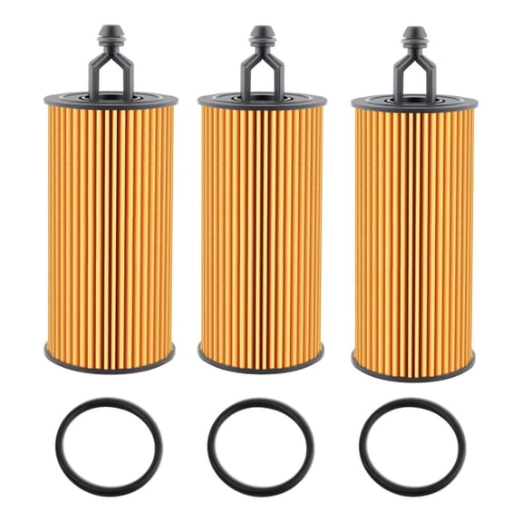 GUYUTING 3Pcs Engine Oil Filter Kit High Quality Structure Complete O Ring Set For Cherokee Grand Cherokee Wrangler 32L 36L