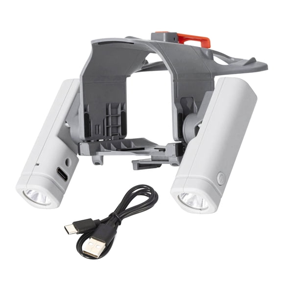GUYUTING 49g Lightweight Dual Searchlight ABS Plastic For DJI Mini 5 Pro Drone Night Flight Vibration Absorption Lighting