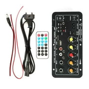 GUYUTING All-in-One Amplifier Board for Entertainment - MP3, WAV Playback, Dual Mic Setup, Bluetooth 5.0 Connectivity