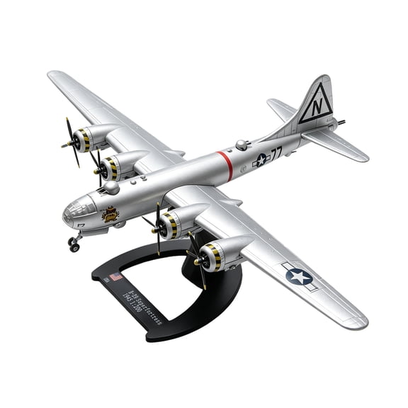GUYUTING Alloy ABS Aircraft Model With Support Base For Study Room Decor Military History Educational Prop