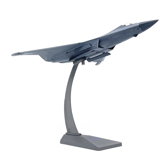GUYUTING Alloy Plastic J 50 Fighter Model 1/144 Scale with Display Stand for Collectors Desk Shelf Decoration Birthday Christmas Gift