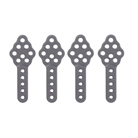 GUYUTING Aluminum Alloy RC Shock Absorber Mount 51mm 30g 4Pcs Replacement Parts For 1/10 RC Crawler Car Model