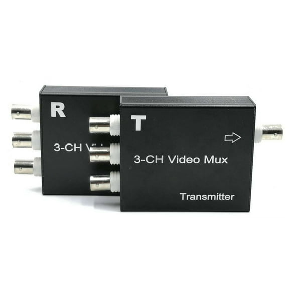 GUYUTING Analog Camera Signal Booster for Extended Reach Supports Up to 3 Channels Over One Coaxial Cable