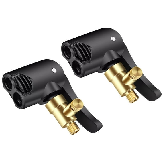 GUYUTING Bike Car Tire Air Chuck for Inflating Schrader Presta Brass 7.8mm Thread Deflation Valve Air Mattress Ball Needle Adaptor