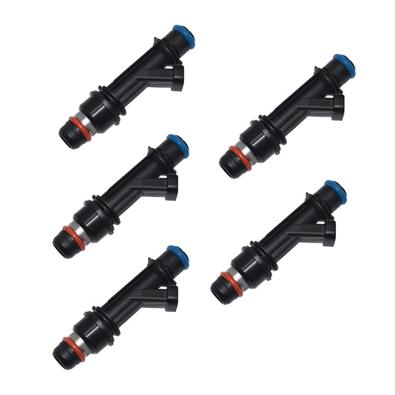 GUYUTING Black Fuel Injectors for Multiple Vehicles Including Chevrolet, GMC, Isuzu & Hummer, 5PCS