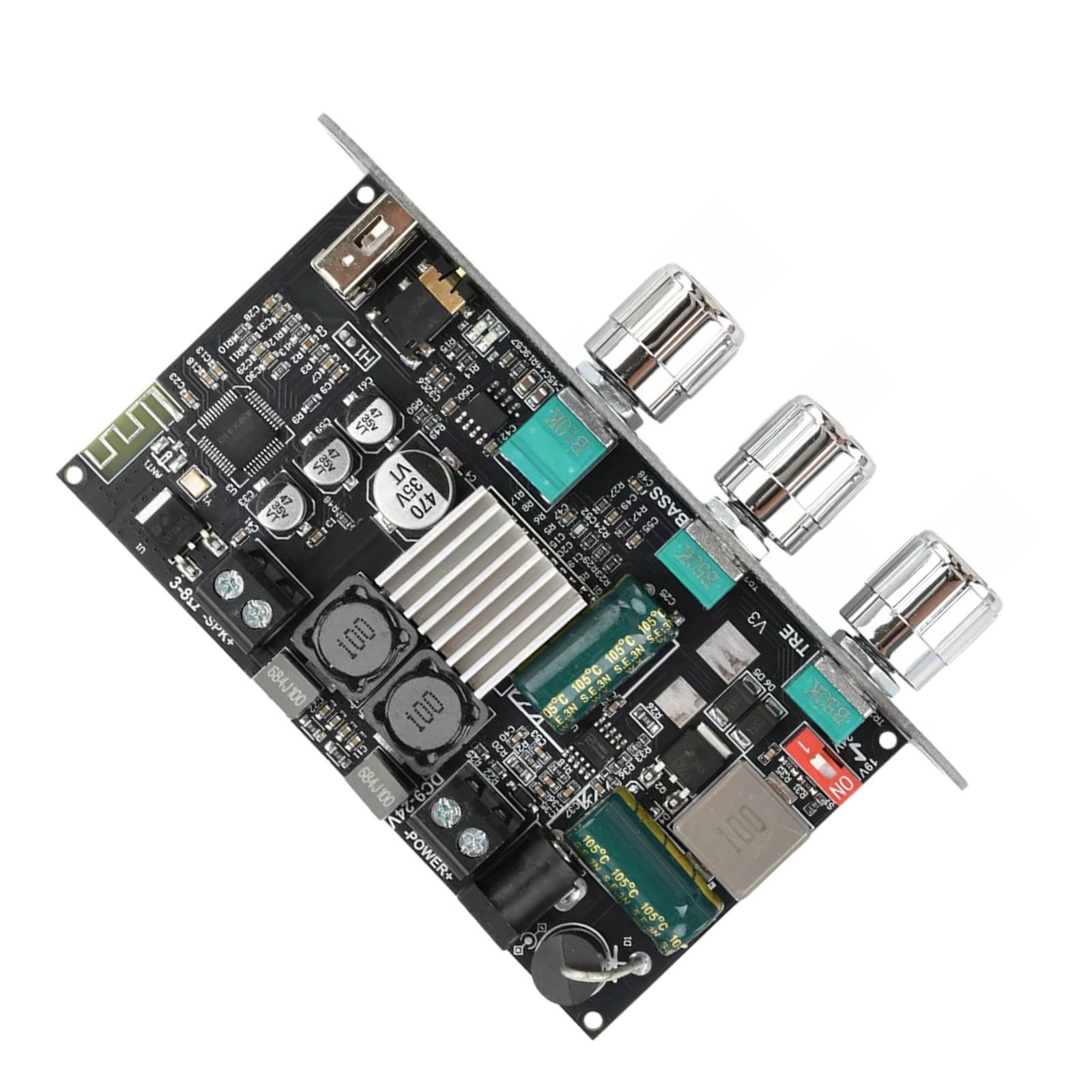 Zk-1001u Con Placa Amplificadora Bt Boost Mono De 100 W Tpa3 | Meses