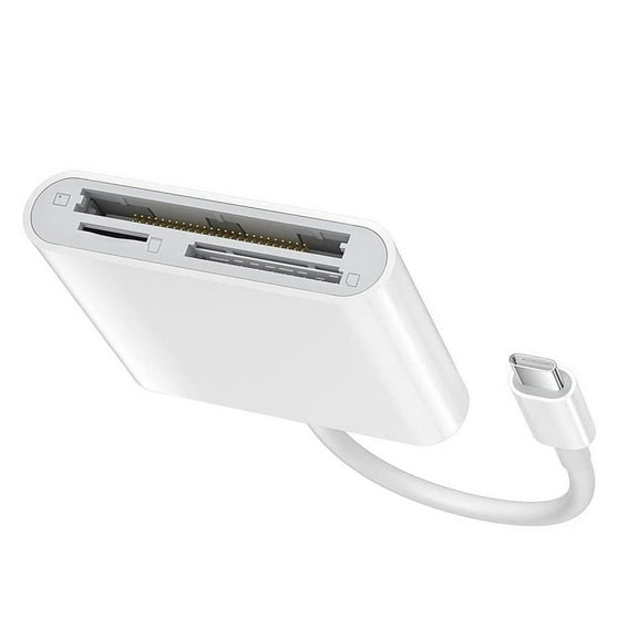 GUYUTING CF SD TF Card Reader USB C for MacBook iPad Windows Type-C Smartphones Photo Video View Up to 64GB