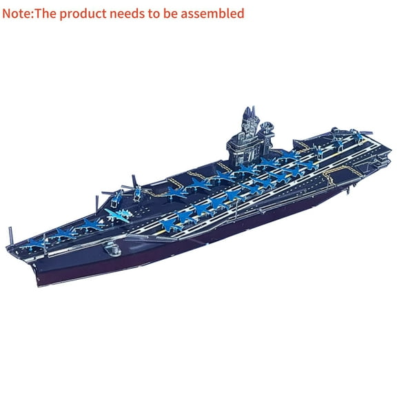 GUYUTING CVN 71 Aircraft Carrier Model USS Roosevelt Metal 1 1500 Scale USA Collectible Gift Ship for Display