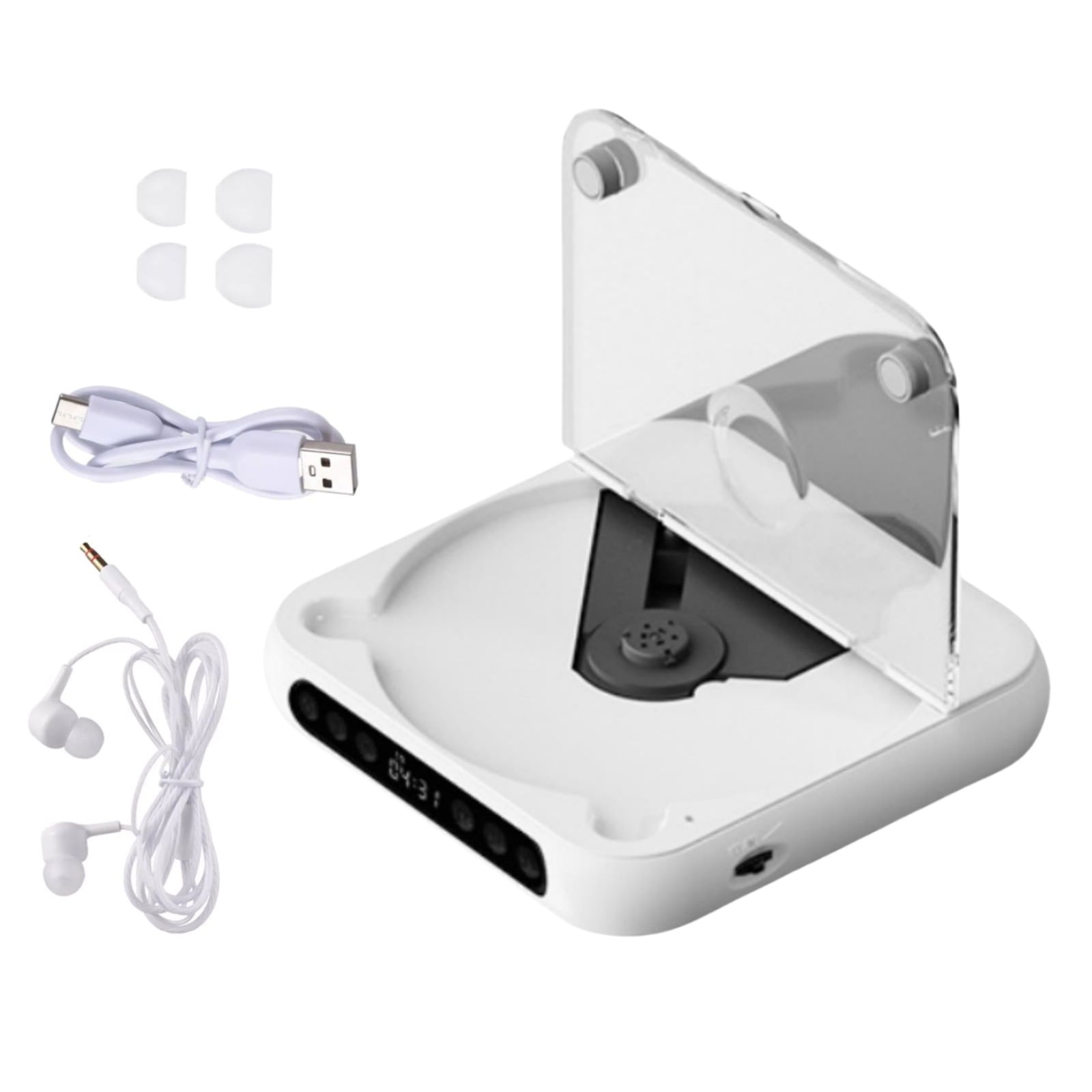 GUYUTING Compact Bluetooth CD Player for Travel, Essential Entertainment Tool, Transforms Journeys into Learning