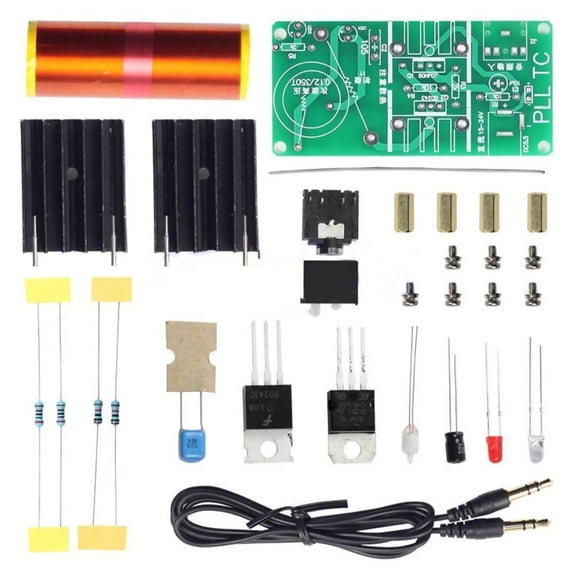 GUYUTING Compact Plasma Arc Speaker Kit 3.5mm Audio Jack for Connecting Phones and MP3 Players