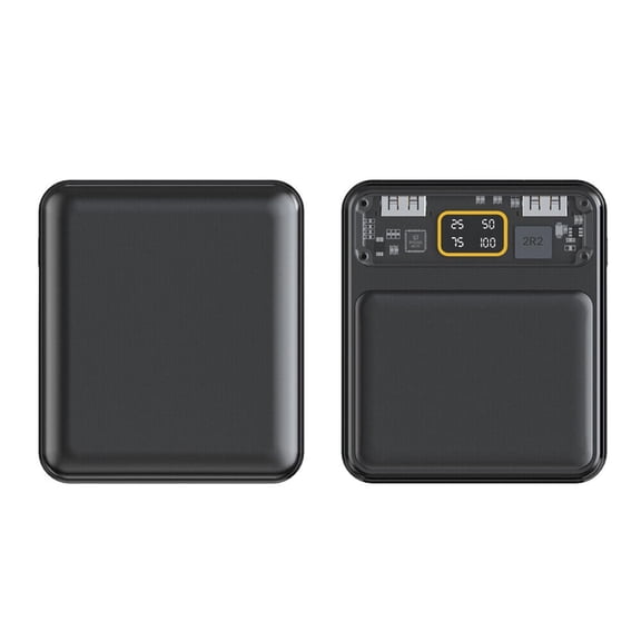 GUYUTING Compact Power Bank Shell Transparent Board, 18650 Battery Compatible for School & Home