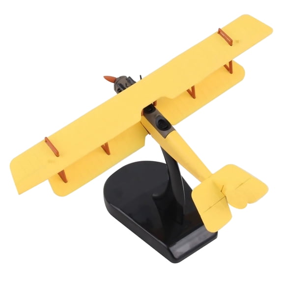 GUYUTING Decorate Space Curtiss JN-4 Jenny Model, WWI Trainer Aircraft Replica, 1:100 Scale