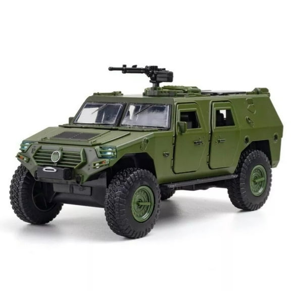 GUYUTING Decorative DongFeng Mengshi Military Truck Model for Home or Office, 1:28 Alloy, Precise Restoration