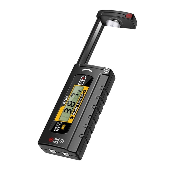 GUYUTING Digital Display Home Battery Tester for AA AAA C D 9V Rechargeable Lithium Cells Quick Voltage Capacity Check