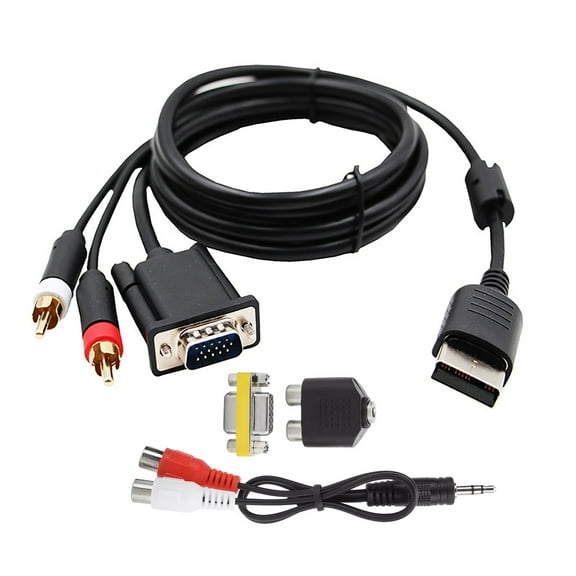 GUYUTING Dream-cast DC Accessories VGA Cable with Audio Conversion, 1.8M, Compatible with CRT/LCD Displays