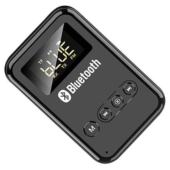 GUYUTING Dual-Mode Bluetooth Transmitter Receiver 3.5mm Interface, Hands-Free Navigation, TF Card Support for Car Audio
