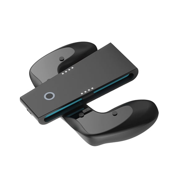 GUYUTING Ergonomic Charging Grip for Nintendo Joy-Con 2 2025 Black USB-C Fast Charging Magnetic Alignment LED Status