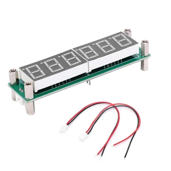 GUYUTING Frequency Meter 0.1MHz-65MHz VC-TCXO Reference Six 0.56 inch LED Display Accurate Time Algorithm 10Hz Measurement