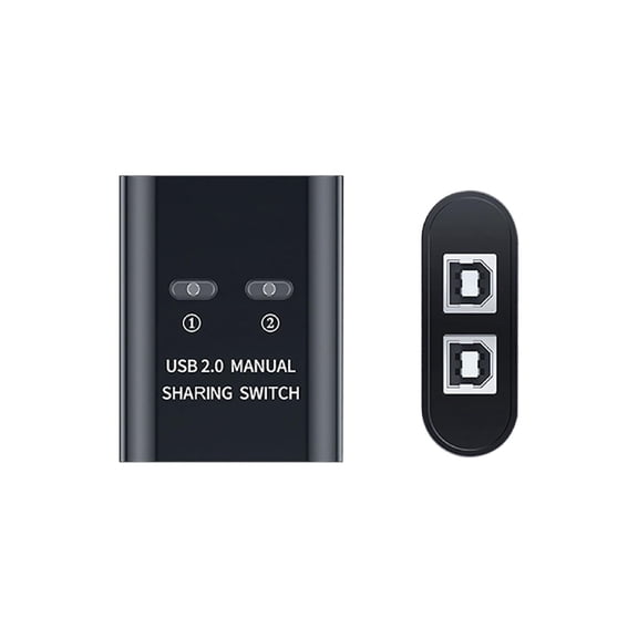 GUYUTING High-Performance USB2.0 Printer Sharing Converter, User-Friendly Operation for USB Cameras & Headphones