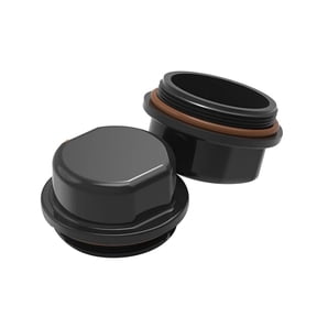 GUYUTING Hub Dust Cap for 1250-1750 Lbs Dexter Marine Vortex 5 Bolt Hubs Plastic 2 Pcs Reliable Direct Fit