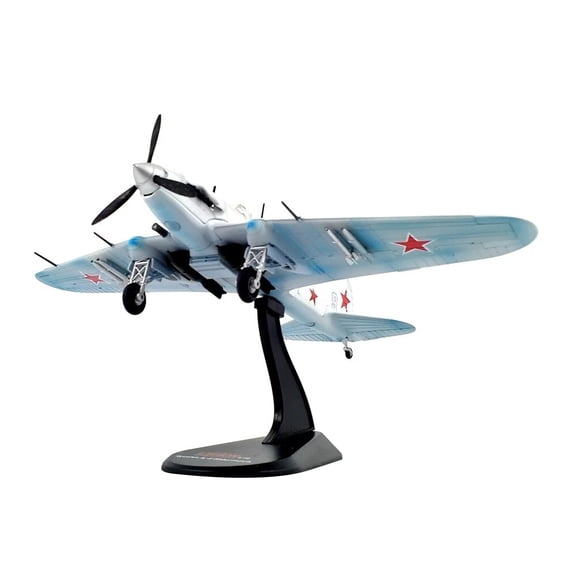 GUYUTING IL-2 Attack Aircraft Model 1:72 Scale Alloy Plastic For Family Friend Birthday Aircraft Collection