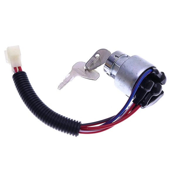 GUYUTING Ignition Switch 2 Keys 12 Volt ON-OFF Mode OEM TC020-31822 for Kubota L3000DT L3000F L3200DT L3200F Tractor Replacement Part
