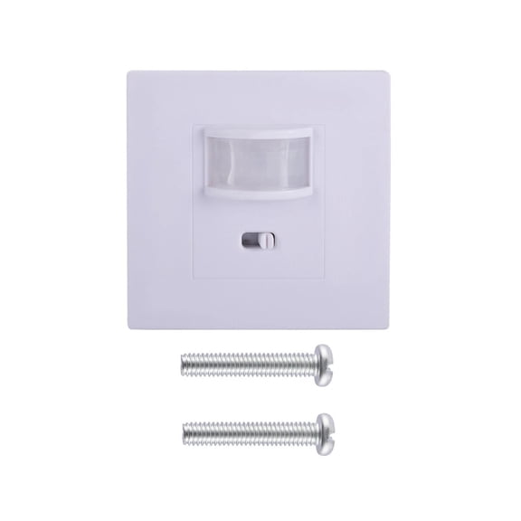 GUYUTING Infrared Motion Sensor for Lights Switch Control 140 Degree Wide Range ABS Material White Easy Installation
