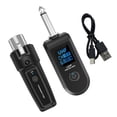 thumbnail image 1 of GUYUTING Interference-Free Wireless Guitar Mic System for Mixing - 550MHz Band Limit, 10mW Output Power, Black ABS, 1 of 9