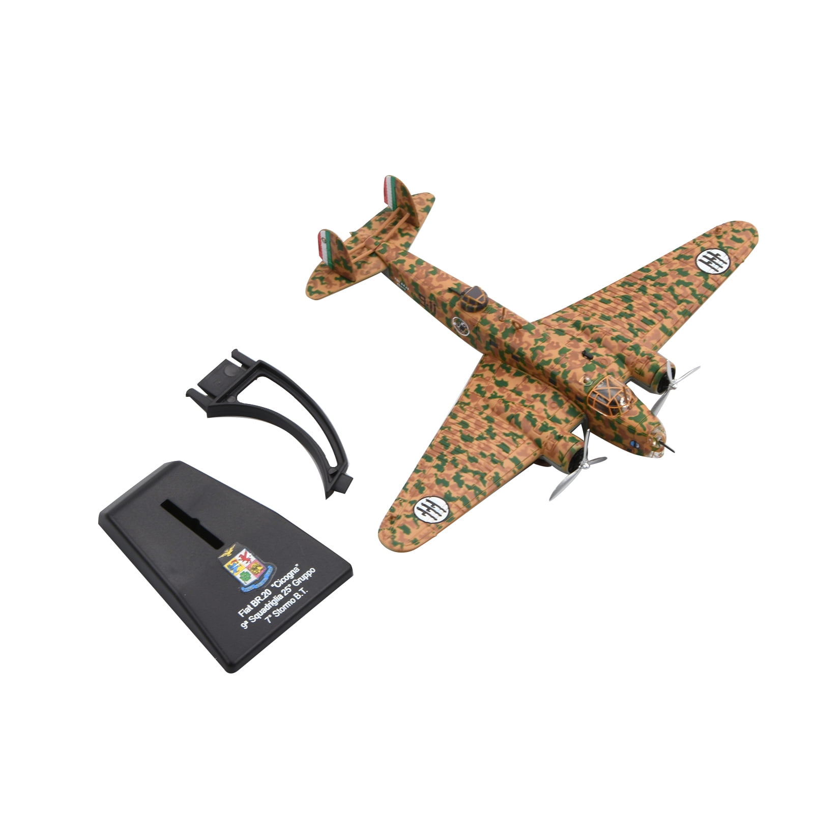 GUYUTING Italian Air Force Fiat BR.20 Bomber Model for Collectors ...