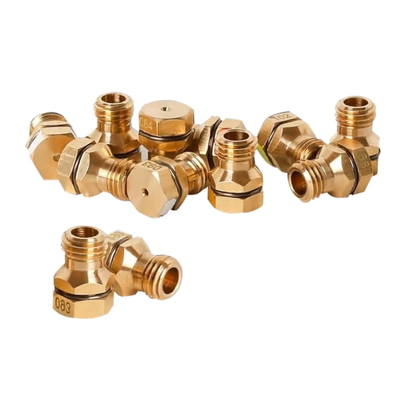 GUYUTING LP Conversion Kit Numerical Code Nozzles Brass Material For Kenmore White Westinghouse Gas Cooktop