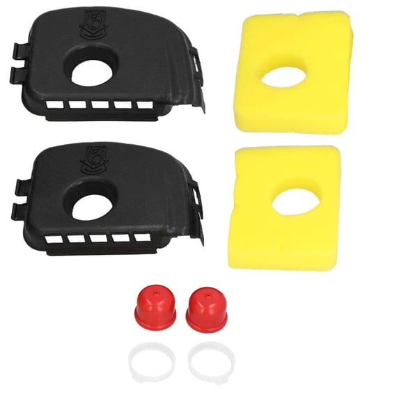 GUYUTING Lawn Mower Air Filter 595660 Kit Foam Filter Cover Primer Bulb Engine Air Cleaner Service for Briggs Stratton