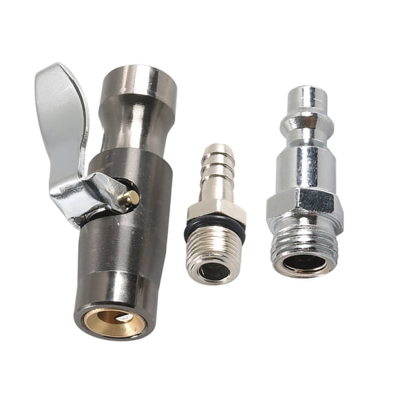 GUYUTING Leak Free Air Chuck for Tire Inflation Brass Steel 1/4 NPT Female Double Jaw Lock Schrader Valve Cars Motorcycles RVs ATVs Reliable
