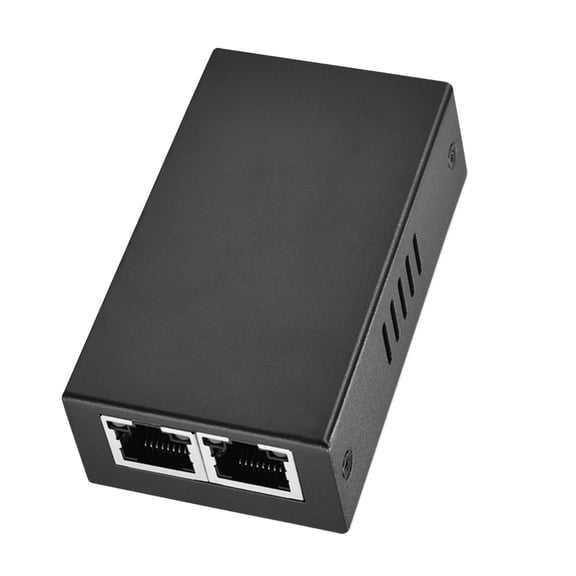 GUYUTING Metal 100mbps POE Repeater for Reliable Performance - Forwards Ethernet & POE Power via Cat5/6 Cable