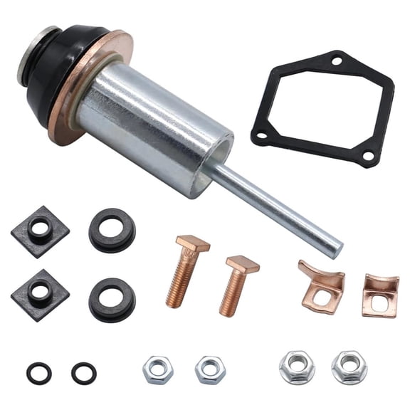 GUYUTING Metal+PC Solenoid Repair Kit, Auto Starter Part, Reliability Upgrade, Easy Automotive Maintenance