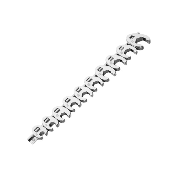 GUYUTING Metric Crowfoot Wrench Set 3/8 Inch Drive Flare Nut Design With Storage Clip For Electric Vehicle Repair Service