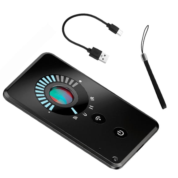 GUYUTING Multi Function Detector RF Signal Magnetic Field Red Light Scanner for Hotels Cars Rental Housing Security Testing Portable Low Power