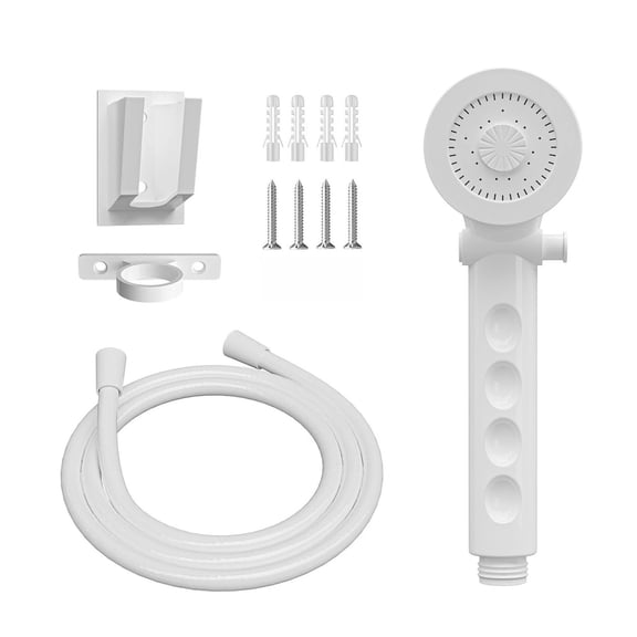 GUYUTING Non Slip Grip Shower Head With Long Hose For Rv Trailer Outdoor Camping Bath Comfortable Water Using Components