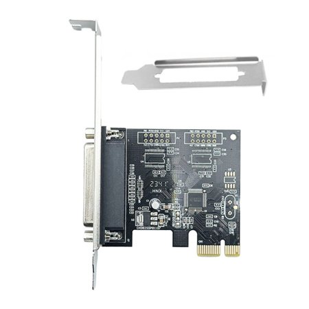 GUYUTING PCI-Express Parallel Adapter Card SPP EPP ECP 1.5MB/sec Transfer Rate 2.5Gb/s fits Multiple PCIe Slots with Low Profile
