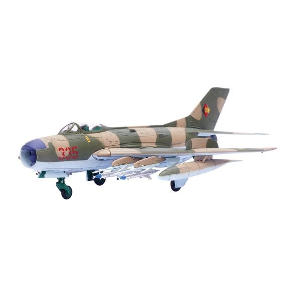 GUYUTING Perfect Gift East German Air Force MIG 19PM Fighter Model for Birthday Christmas and Fathers Day
