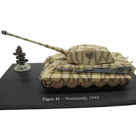 GUYUTING Perfect Gift for Tank Lovers: WWII Normandy German King Tiger Heavy Tank Model 1:72