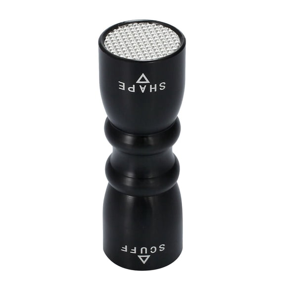 GUYUTING Pool Cue Tip Tool 3-in-1 Shaper Scuffer Aerator Stainless Steel for Billiards Snooker Maintenance Black