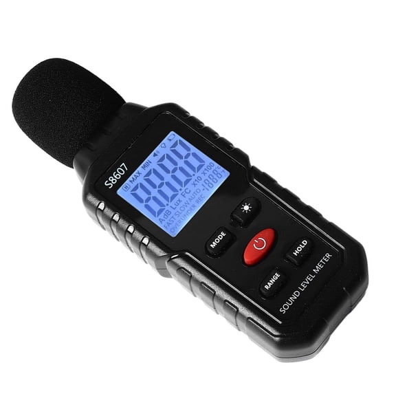 GUYUTING Portable Decibel Meter with 31 Frequency Points (31 Hz to 8 kHz) for Public Places, Studios, Classrooms, Traffic Noise Detection and Analysis