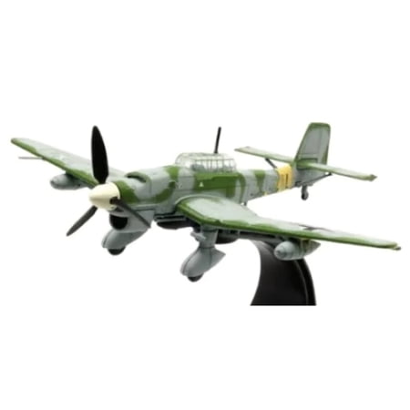 GUYUTING Premium Stuka Ju-87 B-2 Bomber Model for Showcase, High-Quality Alloy + PC