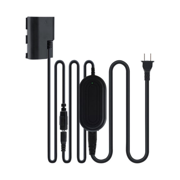 GUYUTING Quality LP-E6N Dummy Battery for Outdoor Filming Durable ABS+PC Material and Long Cable for Flexibility